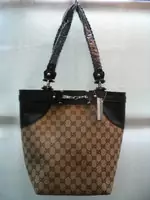 woman gucci discount sac 2013 bon sac nn1502 abricot brun 33cmx30cmx14cm